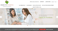 Desktop Screenshot of objectif-pharma.com